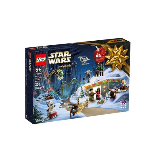 calendrier de l'avent Lego star wars 2023, édition 75366, avec 9 personnages et 15 construction lego pour enfant