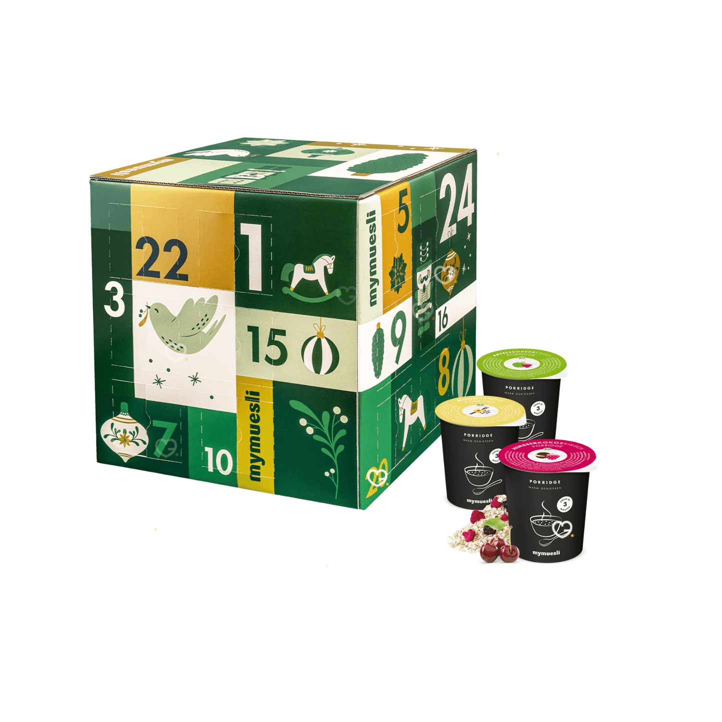 Calendrier de l'Avent mymuesli – Spécial Porridge