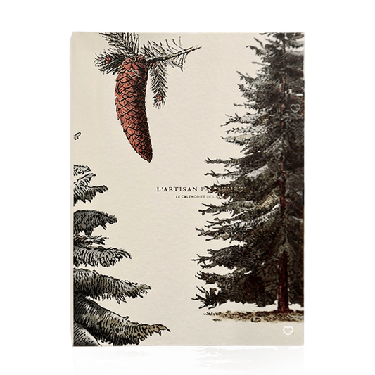 Calendrier de l’Avent L'Artisan Parfumeur 2025 avec 24 parfums, soins du corps et accessoires maison, coffret luxueux pour amateurs de parfums authentiques.