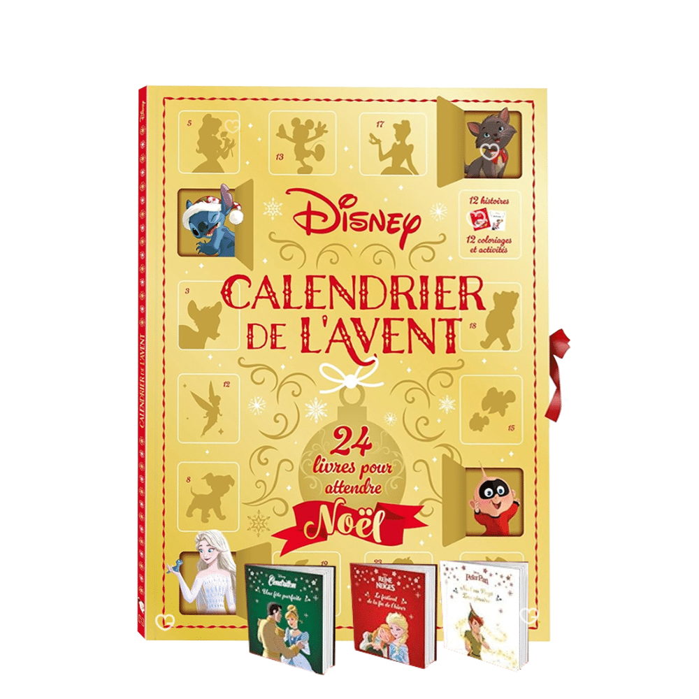 Calendrier de l'Avent Livre Disney Classique