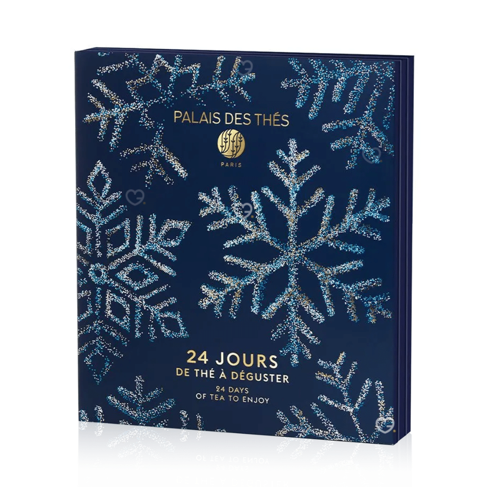 Calendrier de l’Avent Palais des thés 2025 avec 24 thés et infusions en mousselines cousues main, cadeau raffiné pour amateurs de thé femme et homme