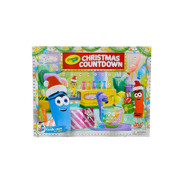 Calendrier de l'avent creatif 2021 Crayola multicolore
