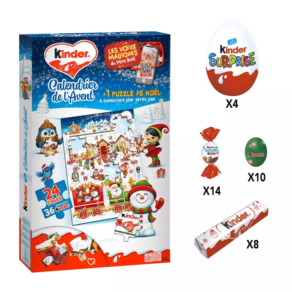 Calendrier de l'Avent KINDER Maxi Puzzle