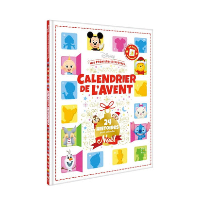 Calendrier de l'Avent dinsye Baby 2023 avec 24 histoires et aventures des personnages Disney : Minnie; mickey ..