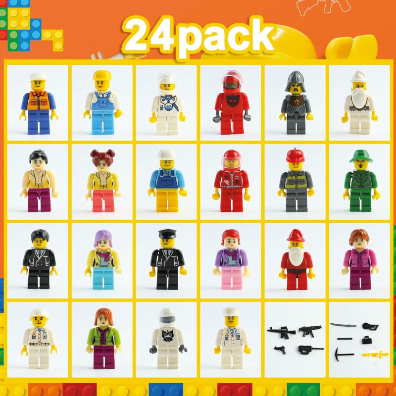 Calendrier de l'Avent Figurines Lego