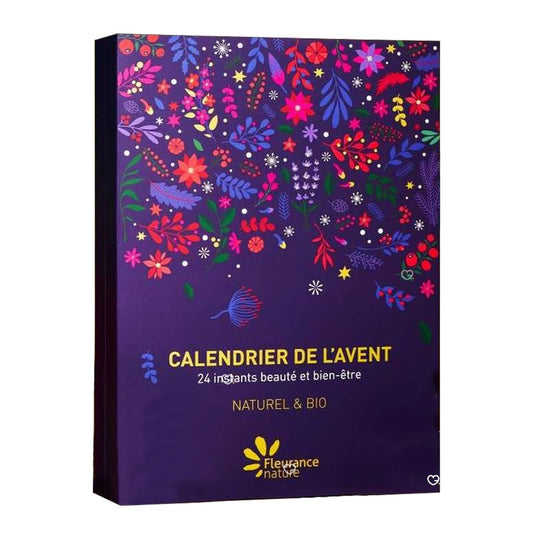 Calendrier de l'Avent Fleurance Nature 2024 beauté bio soin visage et corps