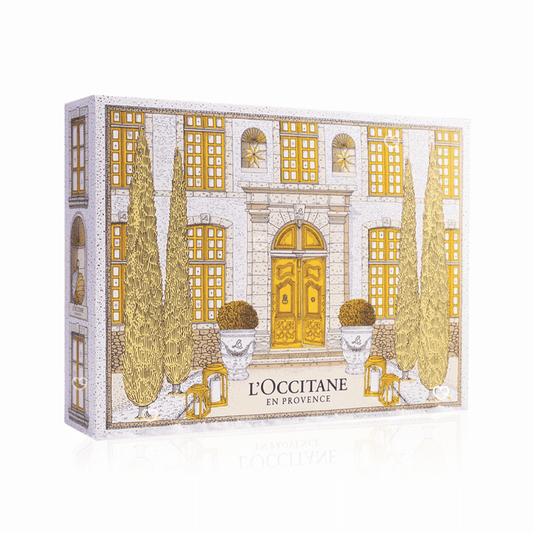 Calendrier de l’Avent L'Occitane 2025 (classique) avec 24 soins visage, corps et cheveux, parfait cadeau calendrier beauté pour femmes.